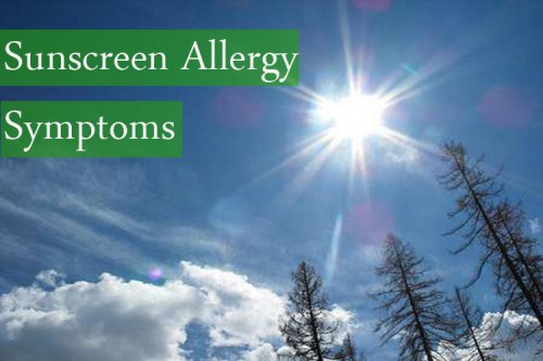 sunscreen allergy