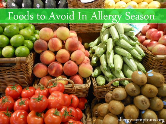 foods to avoid during seasonal allergy