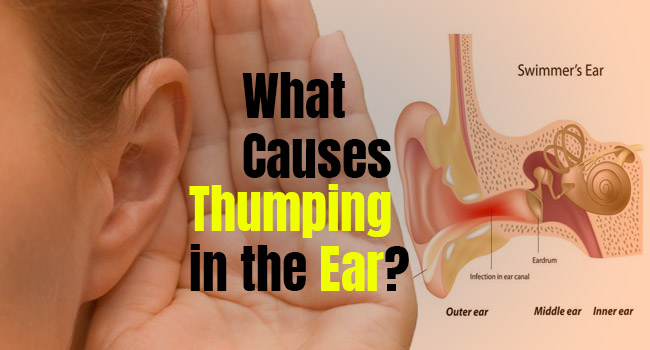 hearing and feeling heartbeat in ear